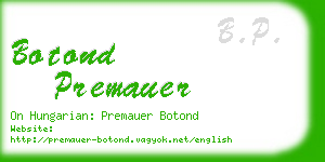 botond premauer business card